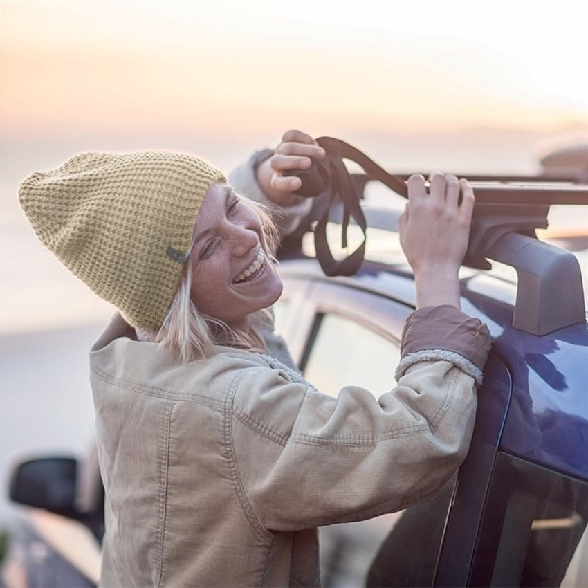 Young woman with a car Young woman with a car
