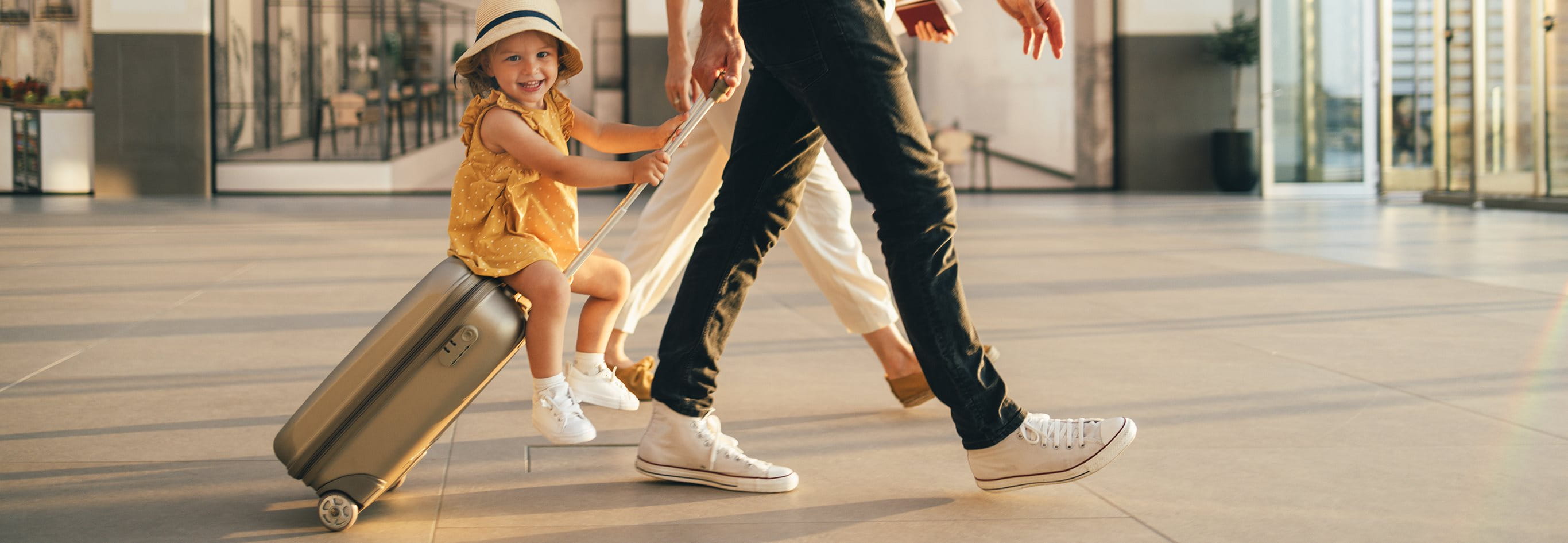 Young Family Having Fun Traveling Together Young Family Having Fun Traveling Together
