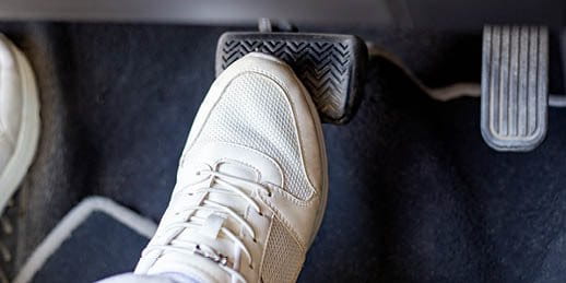 Shoe on car brake Shoe on car brake