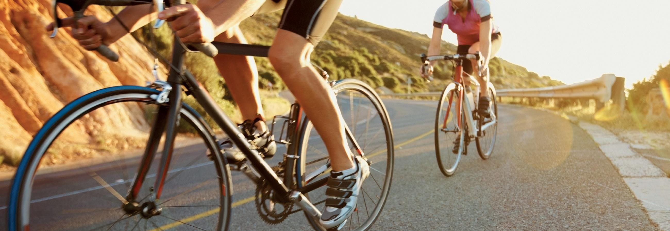 Road cyclist on road Road cyclist on road
